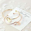 New Fashion women men lovers bracelet Hot Rose Gold/Silver Alloy Letter Charm Bracelet Female Personality Jewelry