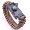 Braided Bracelet Men Multi-function Paracord Survival Bracelet Outdoor Camping Rescue Emergency Rope Bracelets For Women