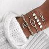 30 Styles Mix Turtle Heart Pearl Wave LOVE Crystal Marble Charm Bracelets for Women Boho Tassel Bracelet Jewelry Wholesale