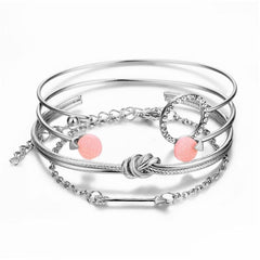 30 Mixed Turtle Marble Lotus Heart Bracelet Set Bohemian Women Multi-layer Beaded Bracelet Vintage Tassel Bracelet Wholesale